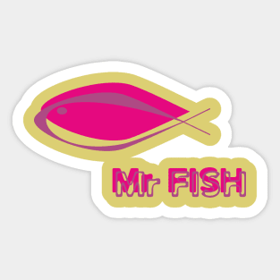 Mr FISH Sticker